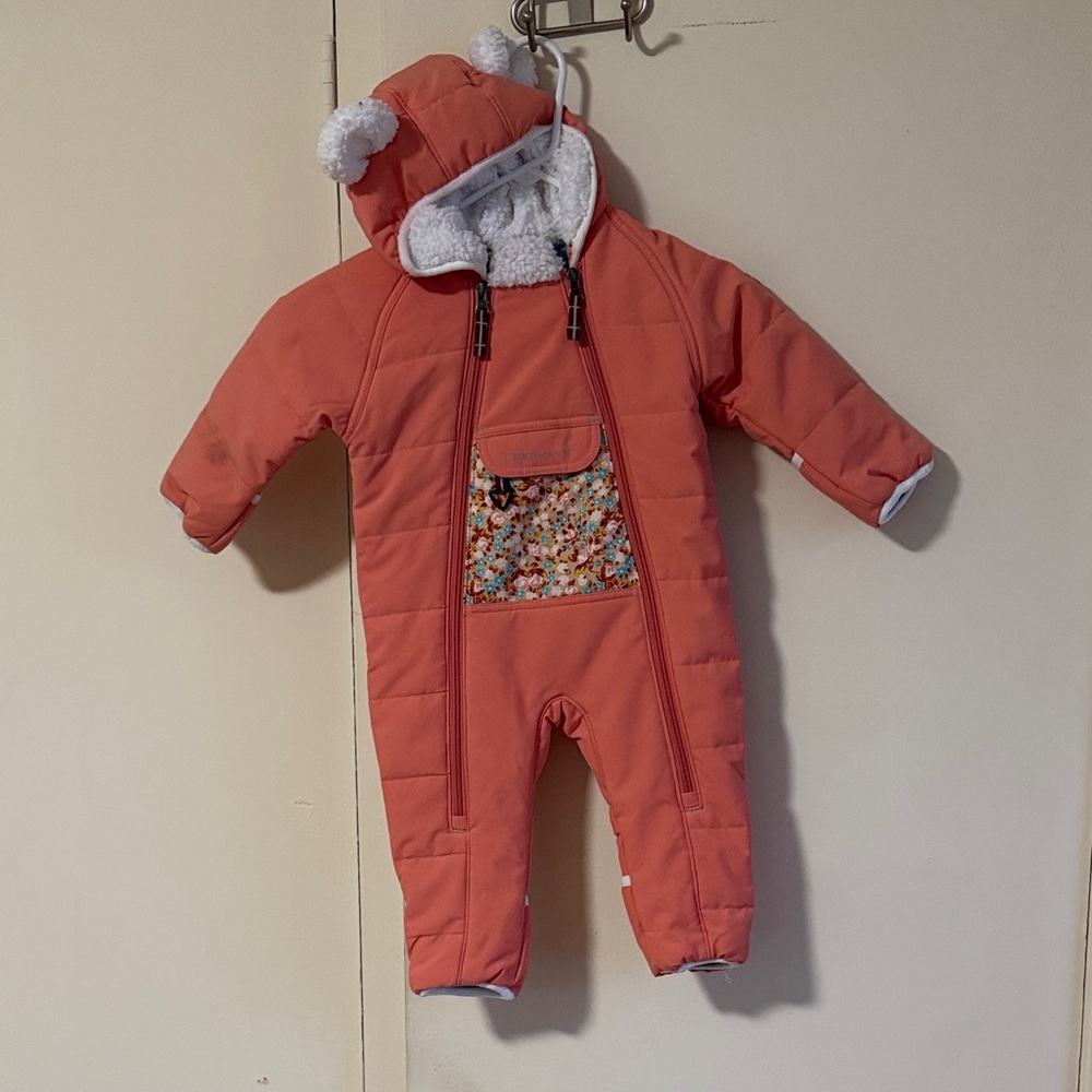 Obermeyer Coral Baby Snowsuit with Hood